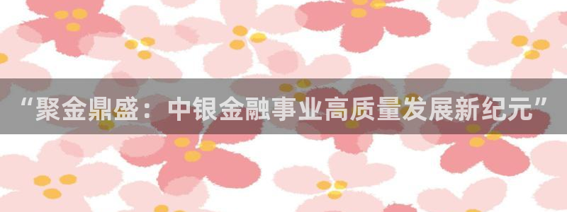富联娱乐平台在线开户：“聚金鼎盛：中银金融事业高质量发展新纪元”